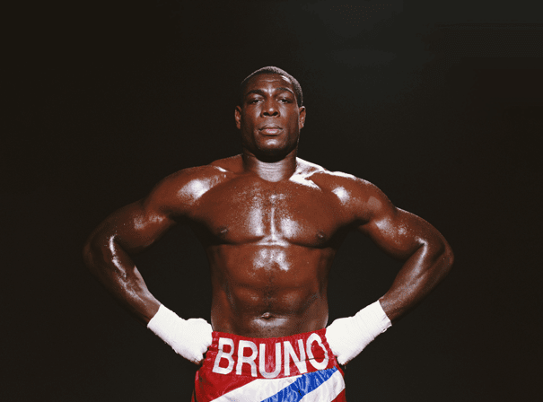 Frank Bruno and Garry Richardson